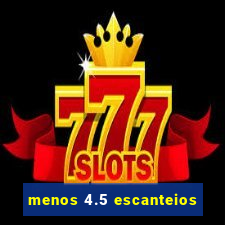 menos 4.5 escanteios